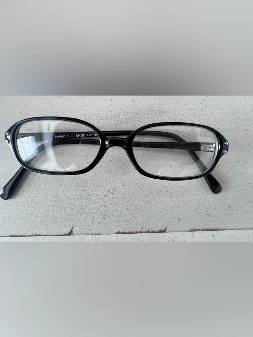 Black Oval Glasses- non prescription